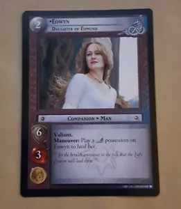 LOTR TCG BOHD PREMIUM/FIXED RARE CARD - 5P122 EOWYN - NM - Foto 1 di 1