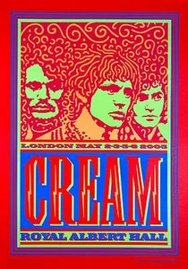 Cream 2005 Reunion Poster Royal Albert Hall Artist Edition John Van Hamersveld - Bild 1 von 9