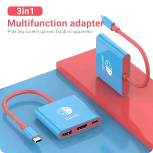 *NEU* Mobile TV Anschluss Dockingstation Ladestation für Nintendo Switch/OLED - Bild 1 von 2