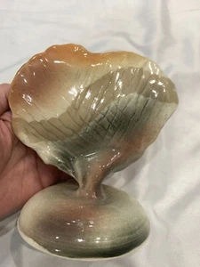 Escultura de corazón de cerámica. 5,5x5x4. Un defecto que se muestra en las fotos. Tiene algunas grietas - Imagen 1 de 8