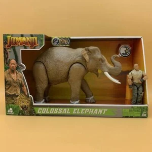 Jumanji Colossal ELEPHANT Realistic Sound w/ The Rock Dr. Bravestone Figure New - Picture 1 of 8