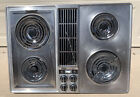 Jenn Air C-202 Electric Downdraft Vent Cooktop 30” - Stainless Range Stove Top photo