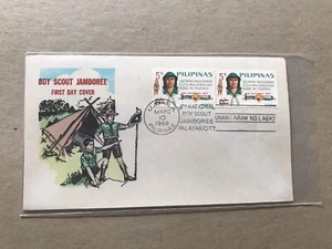 Philippines 1969 Girl Scouts FDC + Boy Scouts Multi-Color Cachet + Error Cachet? - Picture 1 of 1