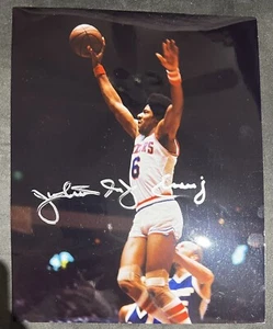 JULIUS ERVING signed 8x10 photo PSA/DNA Philadelphia 76ers Autographed - Picture 1 of 2
