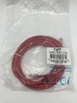 C2G Cat5e Non-Booted Unshielded (UTP) Network Patch Cable Patch cable RJ-45 10ft - Image 1 of 3