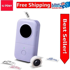 D30 Bluetooth Label Maker - Portable Thermal Printer for Home & Office, Purple - Picture 1 of 9