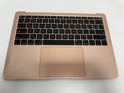 Apple Macbook Air 13" A1932 EMC 3184 Gold Palmrest Keyboard Trackpad Complete - Image 1 of 4