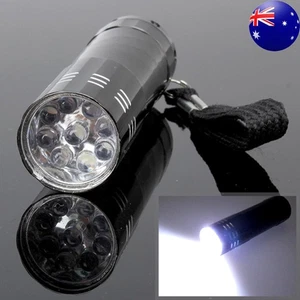 9LED Emergency Flashlight Battery Powered for Outdoor Hiking Fishing - Zdjęcie 1 z 5