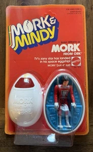 1979 Mattel Mork & Mindy Mork from Ork With Eggship MOC - Picture 1 of 10