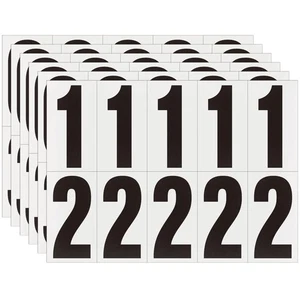 60 Pcs 3" Adhesive Mailbox Numbers Waterproof Number Stickers for Home Business - Picture 1 of 6