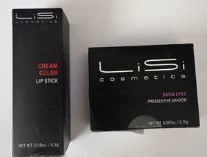 Lisi Cosmetics Lippenstift 011 Nightingale + Satin Eyes Shadow 010 Larkspur Neu im Karton - Bild 1 von 2