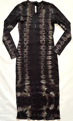 RAQUEL ALLEGRA Black Hills галстук краситель длинным рукавом ручной работы футболка платье женщин 0 - Изображение 1 из 4