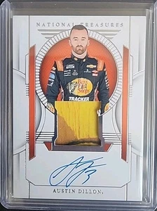 Austin Dillon 2024 Panini National Treasures Premium Patches On-Card Auto #03/49 - Picture 1 of 2