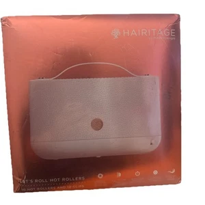 Hairitage Ceramic Thermal Hot Rollers for all hair types & textures, 10 Pc Set - Picture 1 of 1
