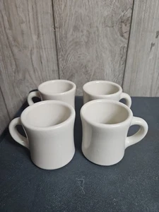 VICTOR Cerámica Pesada Militar Restaurante Comedor TAZA DE CAFÉ TAZA, Juego de 4, De Colección - Imagen 1 de 24