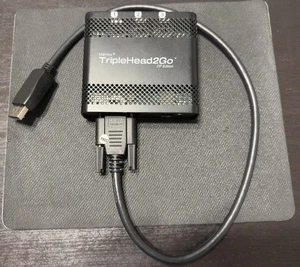Matrox TripleHead2Go DP Edition T2G-DP-MIF Display Port Edition Black - Picture 1 of 2