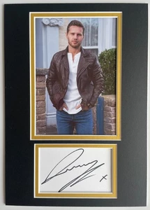 Danny Walters Signed Autograph A4 photo mount display TV Eastenders Actor COA - Picture 1 of 6
