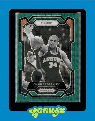 Selecciones del draft de Panini Prizm 2024 - Charles Barkley #39 Green Prizm Foto 1 de 2