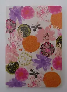 GBOT Abstract floral BRIGHTEST WISHES 80pg notebook travel journal poetry book - Picture 1 of 1