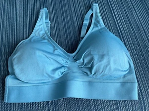 Rhonda Shear Adjustable Strap Body Bra, blue with pads NWOT - Bild 1 von 6