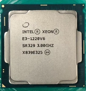 Intel Xeon E3-1220 V6 E3-1220V6 SR329 3.0GHz Quad Core 72W LGA1151 CPU Processor - Afbeelding 1 van 2