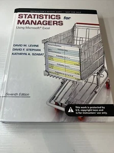 Instructor Review Statistics for Managers Using Microsoft Excel by David Stephan - Picture 1 of 8