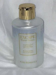 Nuevo baño de burbujas Excape Winter Fantasie de Pure Romance 8 oz / 240 ml retiro - Imagen 1 de 2