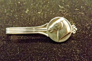 GEORG JENSEN HORSE TIE CLIP AND CUFFLINKS SET STERLING SILVER - Picture 1 of 7