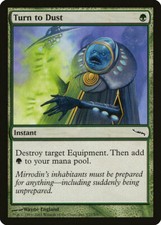 FOIL Turn to Dust | MtG Magic Mirrodin | English | Lightly Played