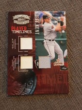 2005 Donruss Throwback Threads Player Timelines Triple Patch Jeff Kent 45/50 