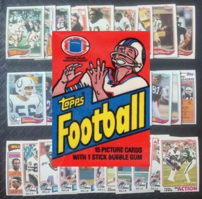 1982 Topps NFL FOOTBALL Trading Cards Complete Your Set U Pick Taylor Lott 2/3 - Image 1 of 3