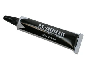 Speaker Repair Black Rubber Adhesive, Dust Cap, Leadwire Dress, MI-3087, 1 Ounce - Picture 1 of 1