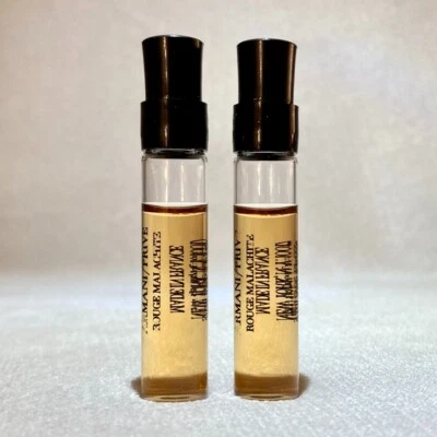 2x Armani Prive Rouge Malaquita Eau de Parfum SPLASH Frasco de muestra .06 oz 2 ml Nuevo sin caja Foto 1 de 4