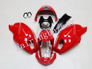 Kit de carenado de inyección ABS rojo negro apto para Ducati Monster 696 796 1100 - Imagen 1 de 8