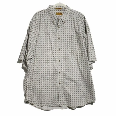 Cobra Creek Mens Gray Check Button Down Shirt Casual Collared Short Sleeve XXL - Image 1 of 4