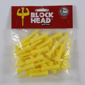 Block Head Plastic Step Golf Tees - Easy Tee Height System with Durable Plastic - Picture 1 of 10