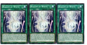 Yugioh - 3X Beacon of White - Common - 1st Edition - SHVI-EN060 - Near Mint - Picture 1 of 1