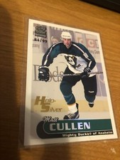 1999/00 Pacific Paramount Holo Silver Matt Cullen 84/99 Anaheim Ducks