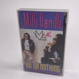 Milli Vanilli, All Or Nothing (Audio Cassette SINGLE Tape, 1989) Canada Import - Picture 1 of 9