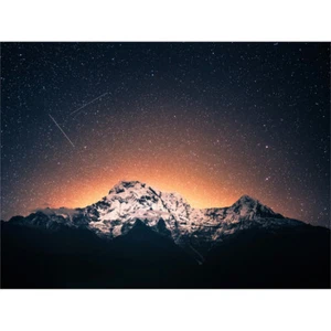 Marttinen Ghandruk Nepal Shooting Stars Home Kunstdruck Leinwand 30x40 cm - Bild 1 von 5