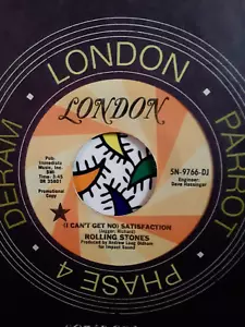 ROLLING STONES-Satisfaction 7" 45 (DJ PROMO) (1973 RELEASE) (EXC) London JAGGER - Picture 1 of 4