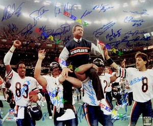 1985 Chicago BEARS TEAM Signed Autographed 8x10 photo Reprint - Picture 1 of 1