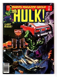 HULK 27, VF (8.0), MARVEL MAGAZINE GROUP, LAST ISSUE, JOE JUSKO (SHIPS FREE) * - Picture 1 of 2
