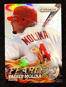 2013 Panini Prizm Yadier Molina #F2 FEARLESS SILVER Refractor !!! CARDINALS - Picture 1 of 2