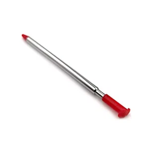 for Nintendo NEW 3DS - 1x Red Metal Retractable Extendable Stylus Pens | FPC - Picture 1 of 2