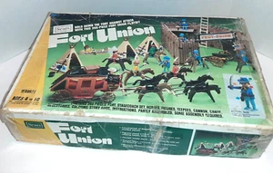 Vintage 1974 Playmobil Sears Fort Union Spielset Near Comp Exclusive Wells Fargo - Bild 1 von 22