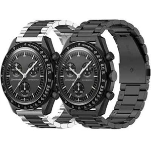 20mm Stainless Steel Strap for Omega X Swatch Joint MoonSwatch Metal Watch Band - Picture 1 of 25