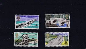 Britische Briefmarken 1968 Britische Brücken postfrischer Satz SG.763-766 postfrisch GB - Bild 1 von 1
