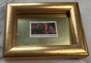 US MNH 1994 Officer at Periscope Submarines Shorten War Stamp - Framed - Picture 1 of 1