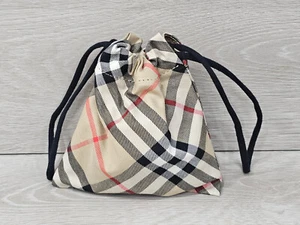 Burberry GWP VIP Gift Dust Cosmetic Makeup Storage Check Pouch Bag - Picture 1 of 4